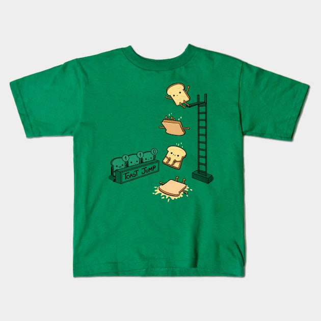 Murphy's Jump! Kids T-Shirt by Raffiti